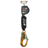 3M DBI-SALA Nano-Lok Arc Flash Self-Retracting Lifeline with Quick Connect - Web - Aluminum Rebar Hook - 8 ft - 3100578