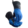 Caiman Premium Split Cowhide MIG/Stick Welder's Glove w/Fleece Lining - Blue - 6/PR - 330-PIP-1506