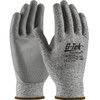 G-Tek PolyKor Seamless Knit Blended Glove w/Polyurethane Coated Flat Grip on Palm & Fingers - Vend-Ready - Salt Pepper - 6/PR - 16-150V