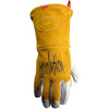 Caiman Premium Goat Grain TIG/MIG Welder's Gloves w/Split Cowhide Back - FR Insulated - Gold - 6/PR - 1868