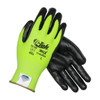 G-Tek 3GX Seamless Knit Dyneema Diamond Blended Glove w/Nitrile Coated Foam Grip on Palm & Fingers - Hi-Vis Yellow - 1/DZ - 19-D340LG