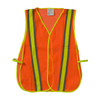 PIP Hi-Vis Apparel Non-ANSI Two-Tone Mesh Safety Vest - Orange - 5/EA - 300-0900