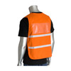PIP Hi-Vis Apparel Non-ANSI Incident Comm& Vest - 100% Polyester - Orange - 1/EA - 300-1507