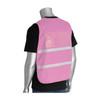 PIP Hi-Vis Apparel Non-ANSI Incident Comm& Vest - 100% Polyester - Pink - 1/EA - 300-1516