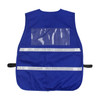 PIP Hi-Vis Apparel Non-ANSI Incident Comm& Vest - Cotton/Polyester Blend - Blue - 1/EA - 300-2504