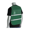 PIP Hi-Vis Apparel Non-ANSI Incident Comm& Vest - Cotton/Polyester Blend - Green - 1/EA - 300-2514