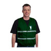 PIP Hi-Vis Apparel Non-ANSI Incident Comm& Vest - Cotton/Polyester Blend - Green - 1/EA - 300-2514