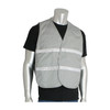 PIP Hi-Vis Apparel Non-ANSI Incident Comm& Vest - Cotton/Polyester Blend - Gray - 1/EA - 300-2515