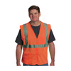 PIP Hi-Vis Apparel ANSI Type R Class 2 Two Pocket Value Mesh Vest - Orange - 1/EA - 302-0702