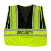 PIP Hi-Vis Apparel ANSI Type P Class 2 Public Safety Vest - SECURITY Logo - Black - 1/EA - 302-PSV-BLK