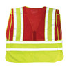 PIP Hi-Vis Apparel ANSI Type P Class 2 Public Safety Vest - Red - 1/EA - 302-PSV-RED-NL