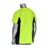 PIP Non-ANSI Short Sleeve T-Shirt w/50+ UPF Sun Protection  Insect Repellent Treatment & Black Trim - Hi-Vis Yellow - 1/EA - 310-950B