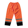 PIP Hi-Vis Apparel ANSI 107 Class E Value Black Trim Over Pant - Orange - 1/EA - 318-1757