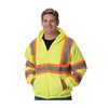 PIP Hi-Vis Cold Gear ANSI Type R Class 3 Two-Tone Hoodie - Yellow - 1/EA - 323-HSSP