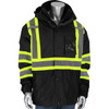 PIP 3-in-1 Type O Class 1 Ripstop Two-Tone Jacket w/Removable Grid Fleece Inner - Black - 1/EA - 331-1772