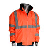 PIP ANSI Type R Class 3 Value Bomber Jacket w/Zip-Out Fleece Liner - Hi-Vis Orange - 1/EA - 333-1762