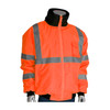 PIP ANSI Type R Class 3 Value Bomber Jacket w/Zip-Out Fleece Liner - Hi-Vis Orange - 1/EA - 333-1762