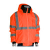 PIP ANSI Type R Class 3 Value Bomber Jacket w/Zip-Out Fleece Liner - Hi-Vis Orange - 1/EA - 333-1762