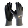 MaxiFoam Lite Seamless Knit Nylon Glove w/Nitrile Coated Foam Grip on Palm & Fingers - Vend-Ready - Gray - 6/PR - 34-900V