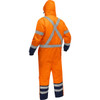 Bisley ANSI Type R Class 3 Extreme Cold Coverall w/X-Back - Hi-Vis Orange - 1/EA - 344M6453X