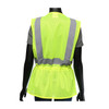 Viz-Up ANSI Type R Class 2 Women's Contoured Mesh Vest w/Adjustable Waist - Hi-Vis Yellow - 1/EA - 47207