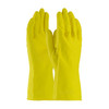 Assurance Unsupported Latex  Industrial Flock Lined w/Raised Diamond Grip - 21 Mil - Yellow - 1/DZ - 48-L212Y