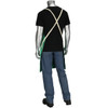 Ironcat FR Clothing-Welding Economy Treated 100% Twill Cotton Apron - Green - 1/EA - 392-WC7043/36