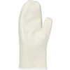 QRP Qualatherm Heat & Cold Resistant Mitt w/Silicon Rubber Outer Shell Nylon Lining - 12" - White - 1/EA - 330-PIP-73G