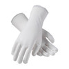 CleanTeam Premium  Light Weight Cotton Lisle Inspection Glove w/Unhemmed Cuff - 12" - White - 1/DZ - 330-PIP97-500/12