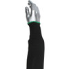 Kut Gard Single-Ply ATA / High Tenacity Polyester Blended Sleeve - Wide Width - Black - 12/EA - S10HTP/2BK-EW-ES6