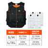 Ergodyne Chill-Its 6260 Lightweight Phase Change Cooling Vest with Rechargeable Ice Packs