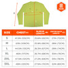 Ergodyne Chill-Its 6689 Cooling Long Sleeve Sun Shirt with UV Protection - Lime