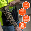 Ergodyne Chill-Its 6695 Sun Protection Arm Sleeves (Pair) - Camo