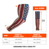 Ergodyne Chill-Its 6695 Sun Protection Arm Sleeves (Pair) - American Flag