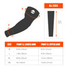Ergodyne Chill-Its 6690 Cooling Arm Sleeves - Performance Knit (Pair) - Black