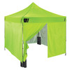 Ergodyne SHAX 6053 Enclosed Pop-Up Tent Kit - Includes 1 Tent and 4 Sidewalls - 10ft x 10ft