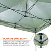 Ergodyne SHAX 6053 Enclosed Pop-Up Tent Kit - Includes 1 Tent and 4 Sidewalls - 10ft x 10ft