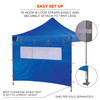 Ergodyne SHAX 6092 Pop-Up Tent Sidewall with Mesh Window - 10ft x 10ft