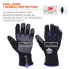 Ergodyne ProFlex 817WP Thermal Waterproof Winter Work Gloves - Reinforced Palms