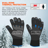 Ergodyne ProFlex 818WP Thermal Waterproof Winter Work Gloves - Black