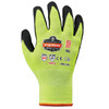 Ergodyne ProFlex 7021 Hi-Vis Nitrile Coated Cut-Resistant Gloves - ANSI A2, EN388: 4342B, 18g, Wet Grip - Lime - 144-pair