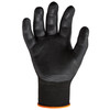 Ergodyne ProFlex 7001 Nitrile Coated Gloves - Abrasion Resistant, 18g, Dry Grip - Black - 1-pair