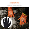 Ergodyne ProFlex 7551 Coated Cut-Resistant Winter Work Gloves - ANSI/ISEA 105-2016 A5, EN 388: 4X43E, Waterproof - Orange - 144-pair