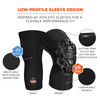 Ergodyne ProFlex 550 Padded Knee Sleeves - 3-Layer Foam Cap (Pair)