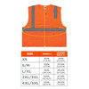 Ergodyne GloWear 8210HL Mesh Hi-Vis Safety Vest - Type R, Class 2, Hook & Loop, Economy - Orange