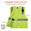 Ergodyne GloWear 8210HL Mesh Hi-Vis Safety Vest - Type R, Class 2, Hook & Loop, Economy - Lime