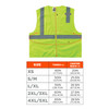 Ergodyne GloWear 8210Z Mesh Hi-Vis Safety Vest - Type R, Class 2, Zipper, Economy - Lime