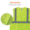 Ergodyne GloWear 8215BA Breakaway Mesh Hi-Vis Safety Vest - Type R, Class 2, Economy - Lime