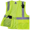 Ergodyne GloWear 8220HL Mesh Hi-Vis Safety Vest - Type R, Class 2, Hook & Loop, Standard - Lime