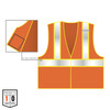 Ergodyne GloWear 8229Z Two-Tone Hi-Vis Safety Vest - Type R, Class 2, Zipper, Economy - Orange